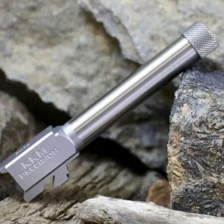 19 Match 9MM with 1/2x28 Suppressor Threads 4.635"OAL (Fits Glock G19 Gen1-5)